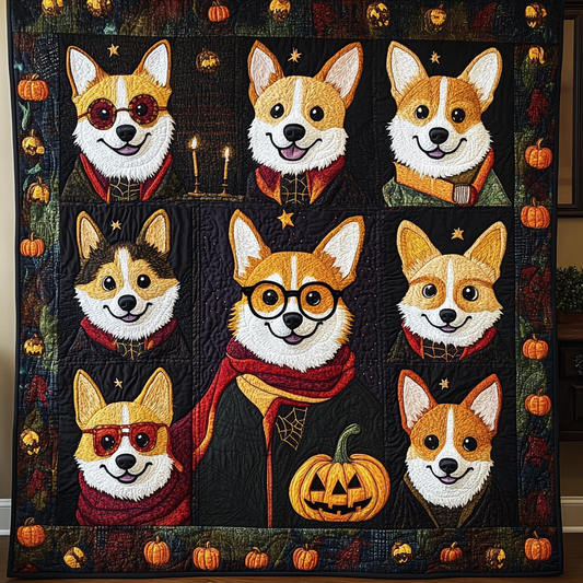 Corgi’s Quidditch Quest WN2409012CL Quilt