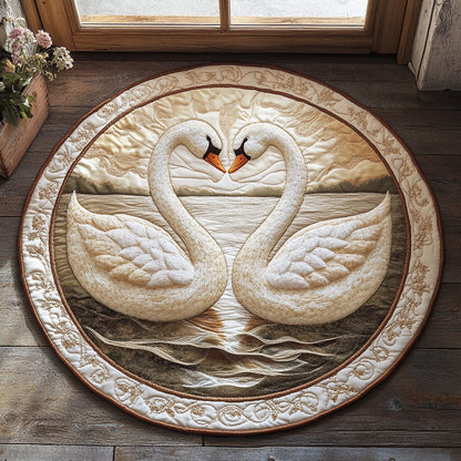 Silent Embrace CP2404002CL Quilted Round Mat