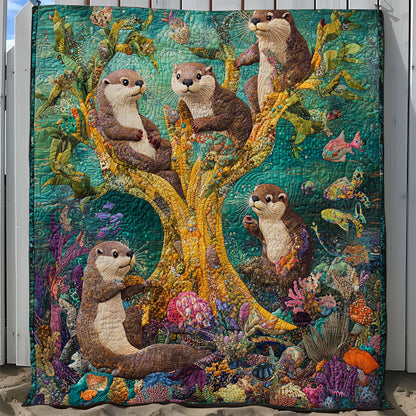Sea Otter Ocean Life WY1211041CL  Quilt