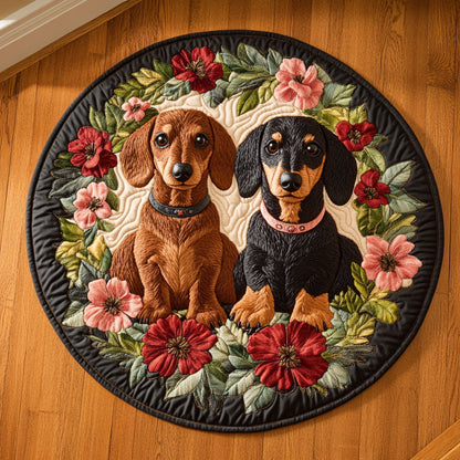 Friend Waiting CP2605001CL Quilted Round Mat