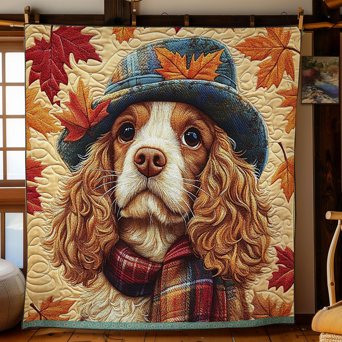 Cocker Spaniel WX1112017CL Quilt