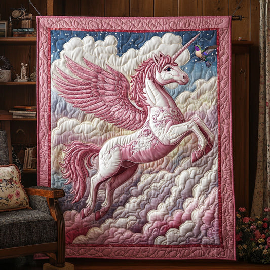 Pink Unicorn WX2510013CL Quilt