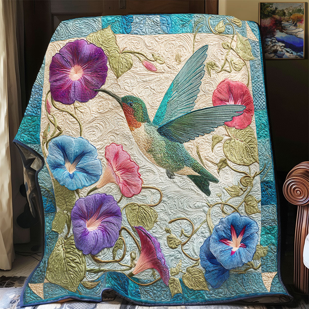 Bloom Hummingbird CW2708072CL Quilt