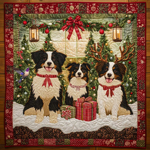 Border Collie Winter Magic WN2911021CL Quilt