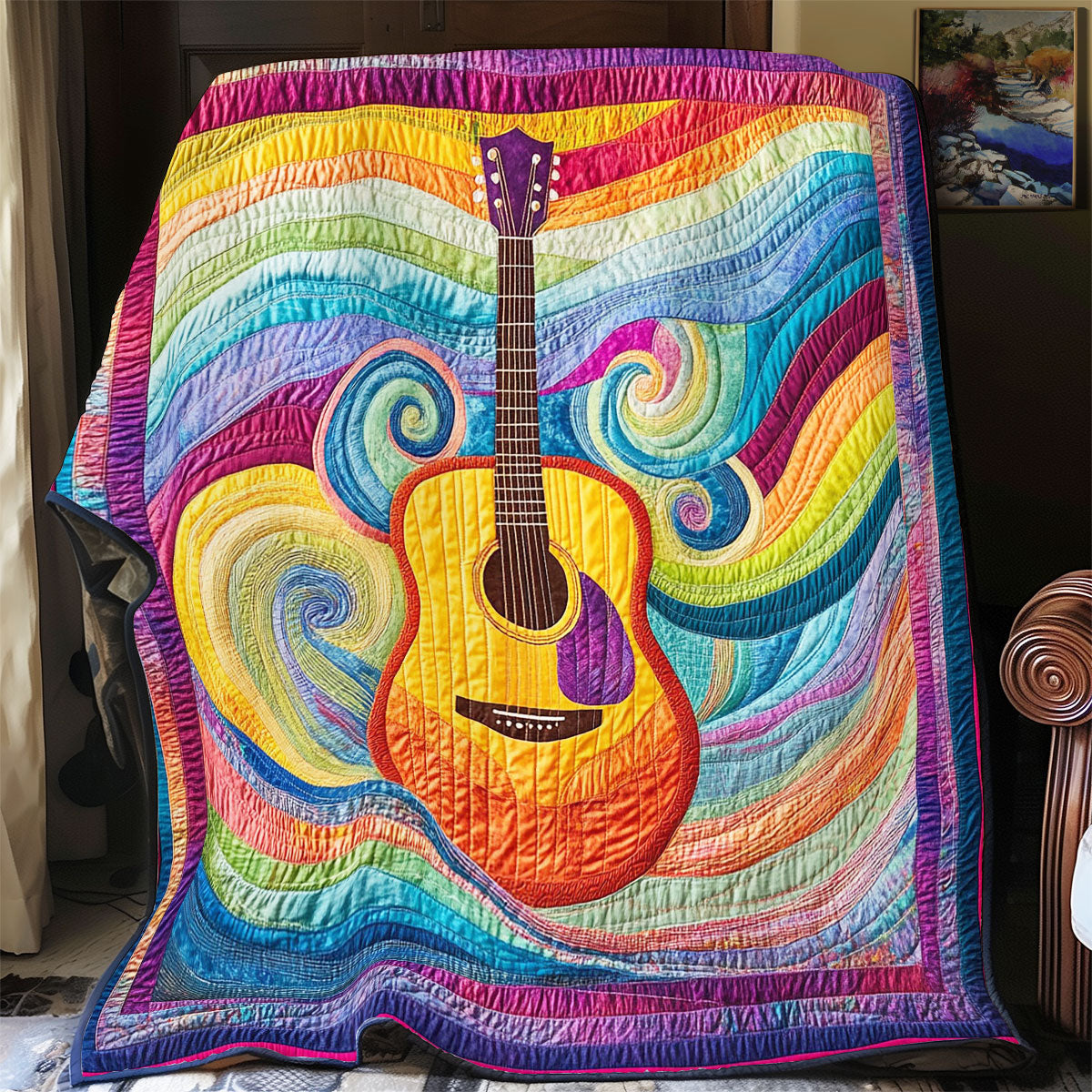 Rainbow Guitar WY2512024CL Quilt
