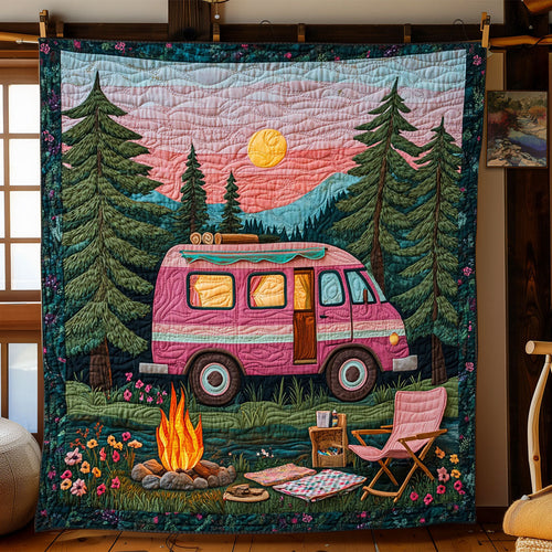 Camping Sunset WJ2101004CL Quilt