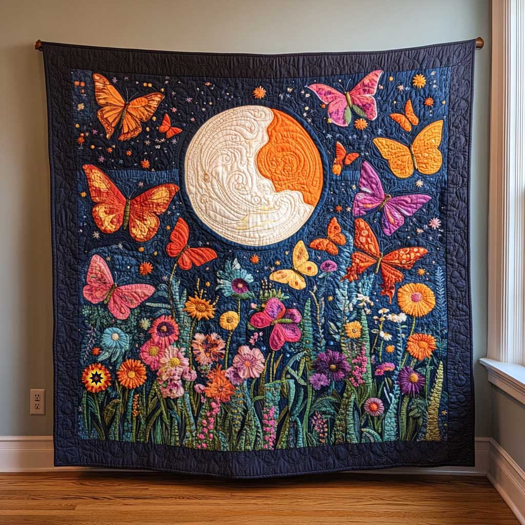 Moonlight Butterfly WP1811004CL Quilt