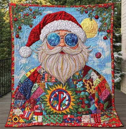 Hippie Santa WU0412005CL Quilt