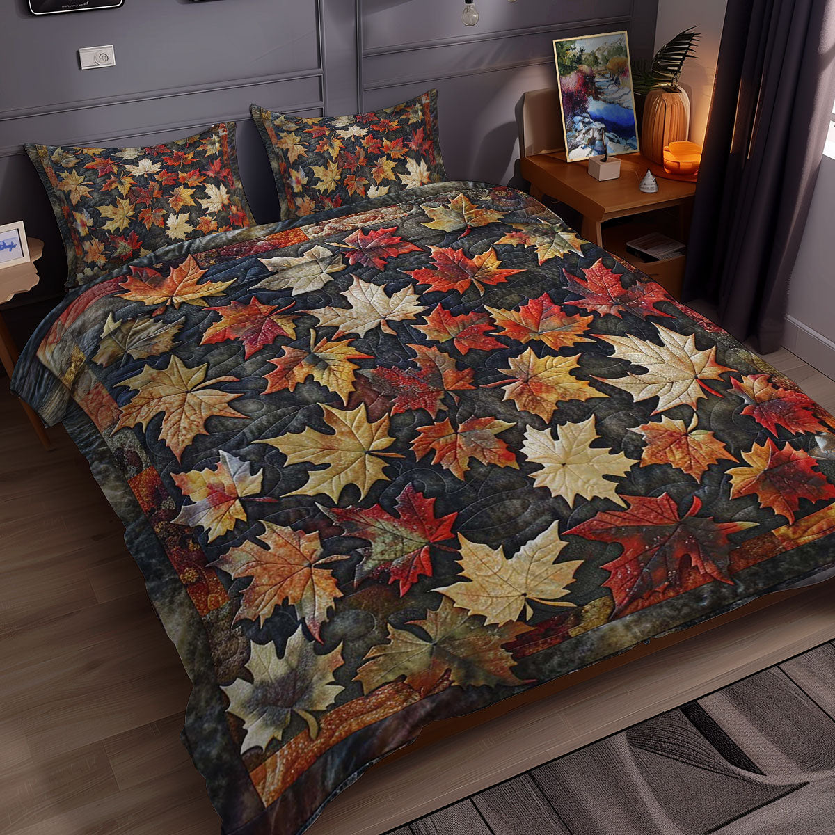 Autumn Maple Bliss WN0310121CL Duvet Cover Set