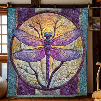 Dragonfly Purple WX1012013CL Quilt