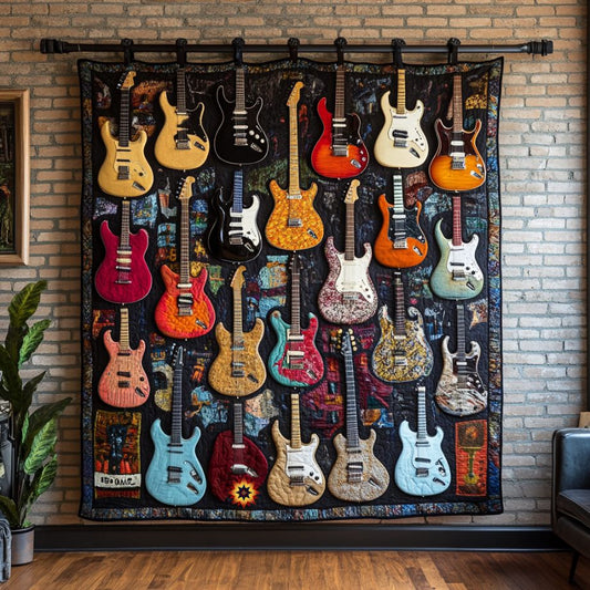 Colorful Guitar WU1211020CL Quilt