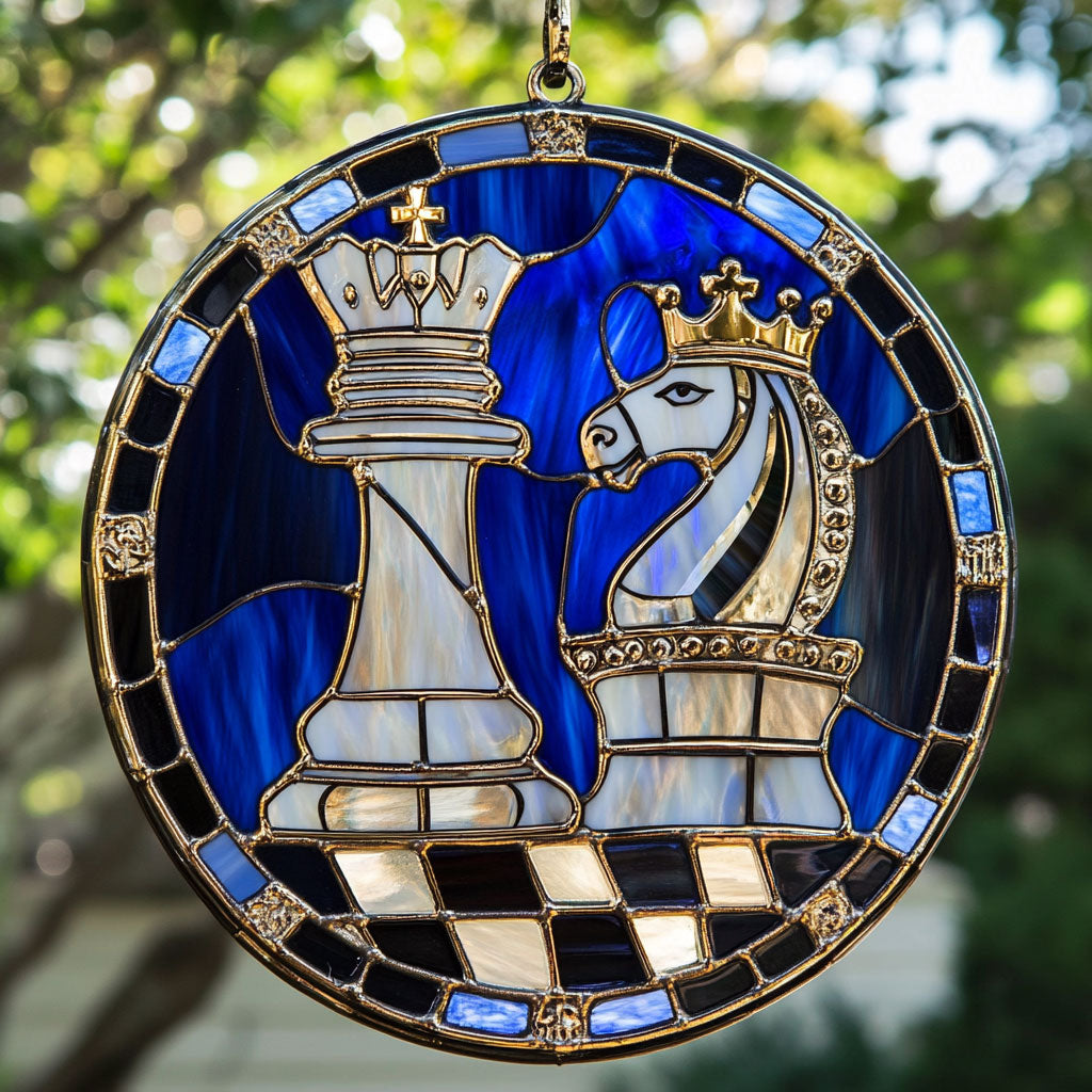 Chess Pieces WY2301082CL Suncatcher