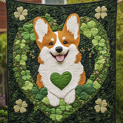 Corgi Clovers WT2402040CL Quilt