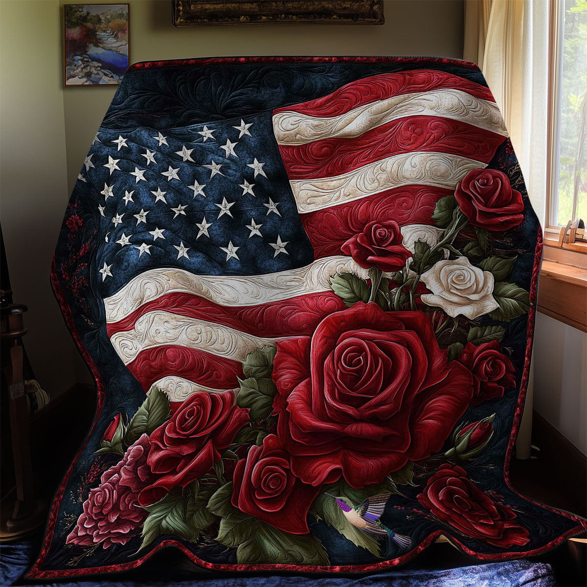 America Rose WY2811027CL Quilt