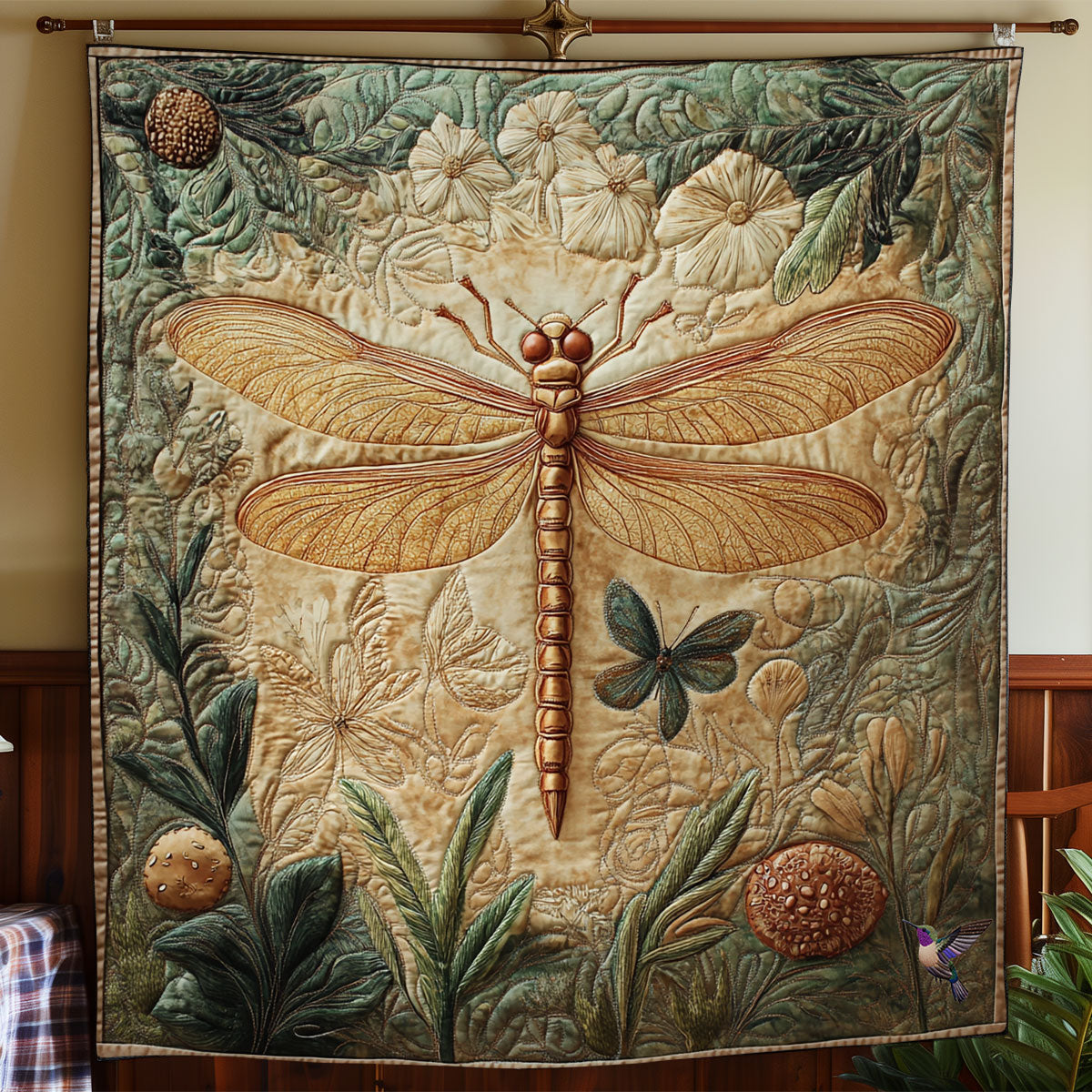 Dragonfly WY1511016CL Quilt