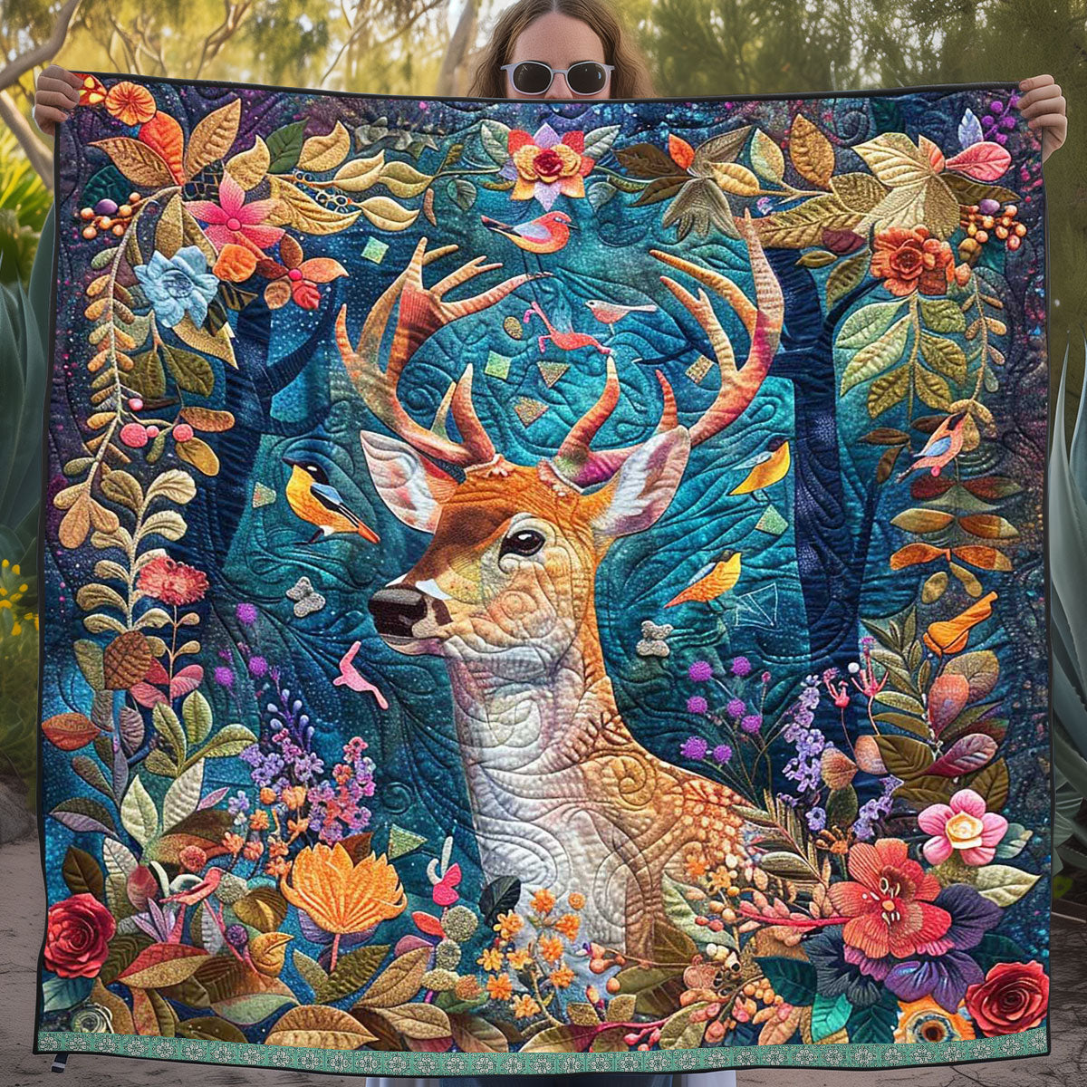 Dreamy Deer WJ1209007CL Quilt
