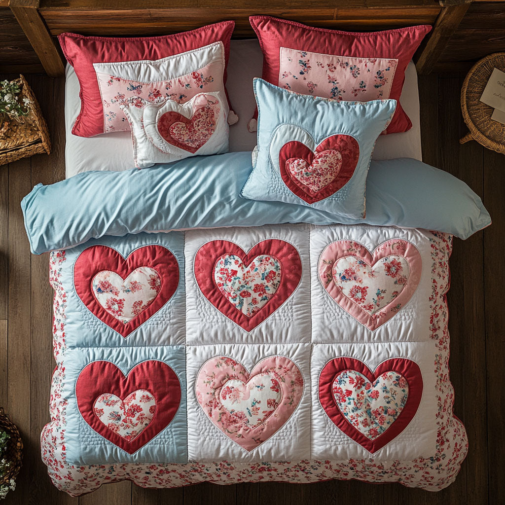 Cute Heart Valentine WX3112050CL Duvet Cover Set