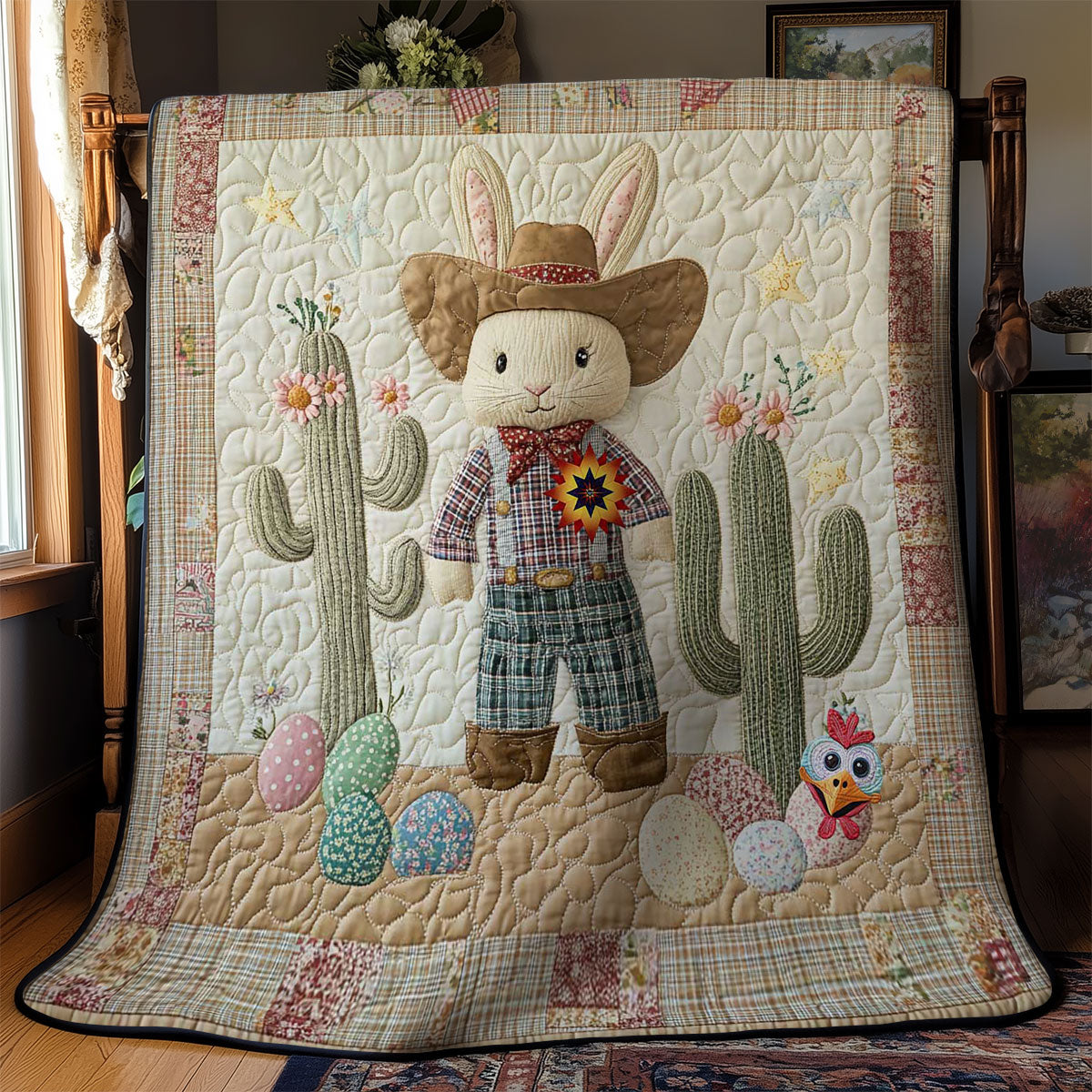 Cowboy Bunny WN2711045CL Quilt