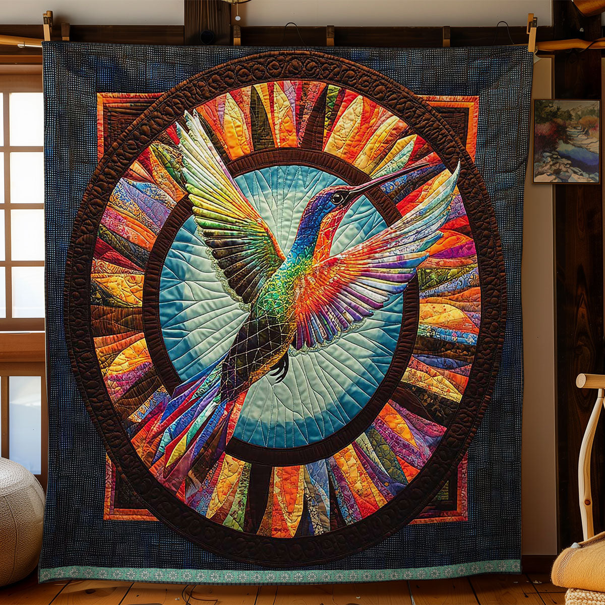 Hummingbird Glimpse WN2609030CL Quilt