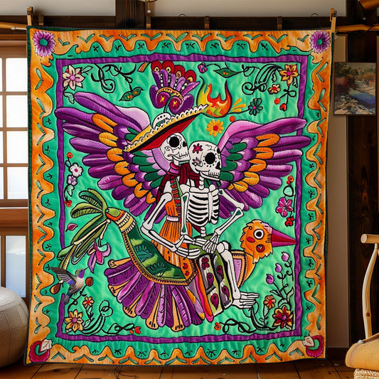 Skeleton Flight Journey WN2110045CL Quilt