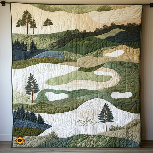 Golf I Love The Field WU0412004CL Quilt