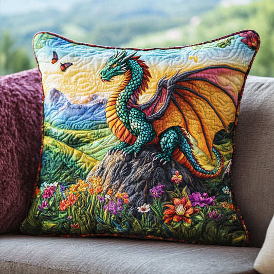 Green Dragon Flower WT0703137CL Quilt Pillow Case