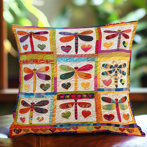 Patchwork Dragonflies WJ1309043CL Quilt Pillow Case