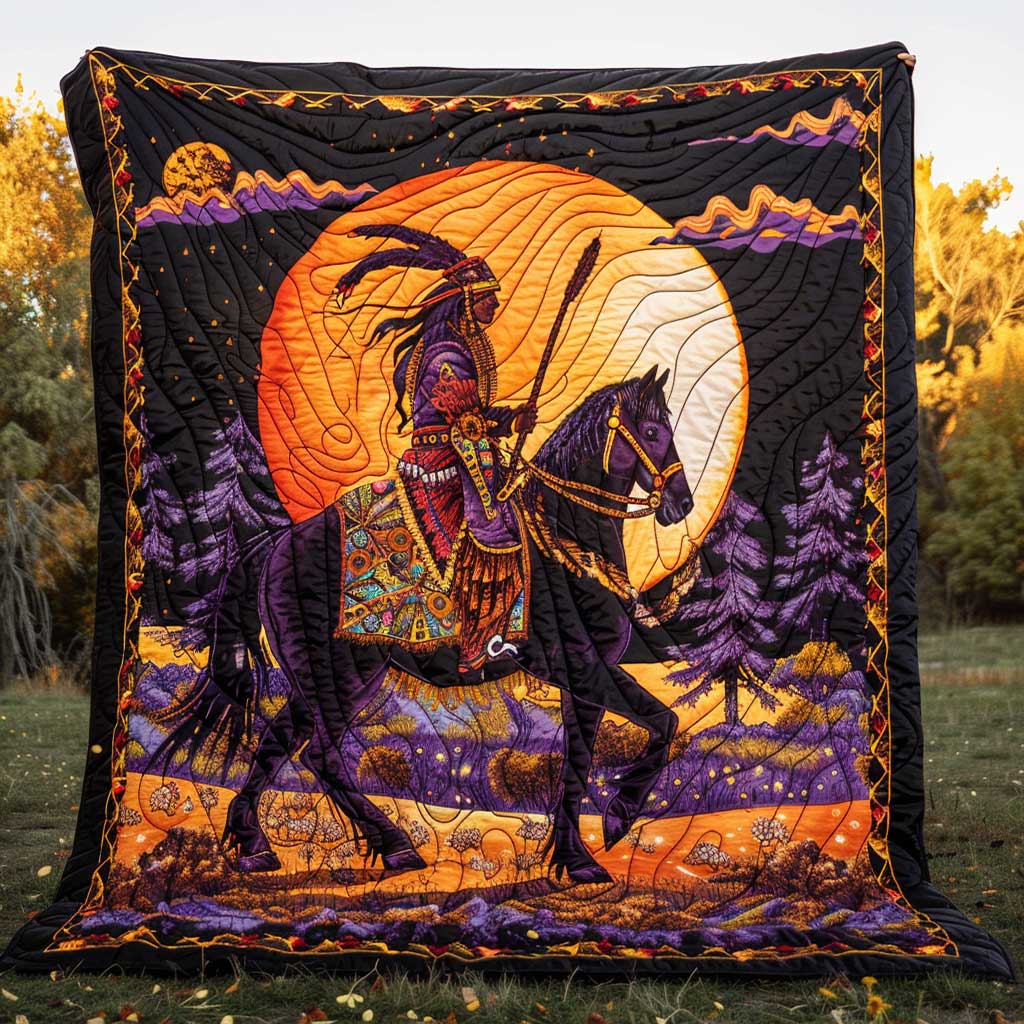 Native American Woman WJ2309018CL Quilt