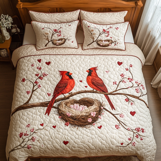 Cardinal Love Nest YR0401024CL Duvet Cover Set