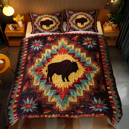 Native American Bison WJ0410028CL Duvet Cover Set