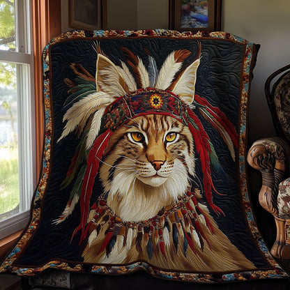 Native American Cat WY2911010CL Quilt