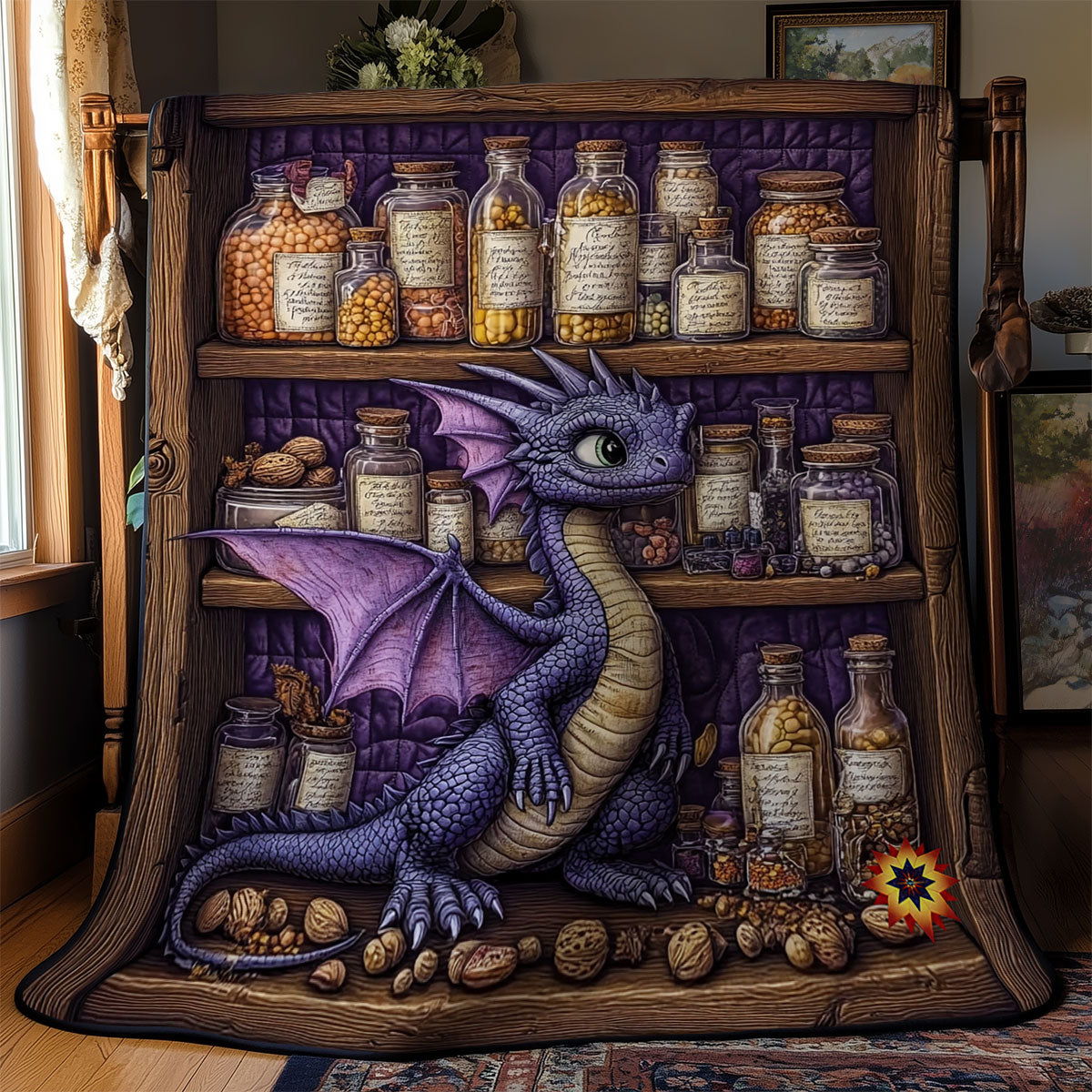 Purple Dragon WY2011007CL Quilt