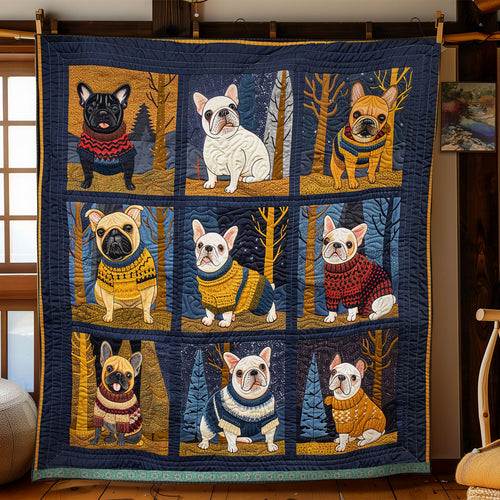 Pug Cuddle WN1909052CL Quilt