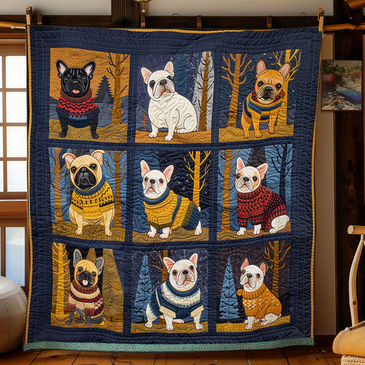 Pug Cuddle WN1909052CL Quilt