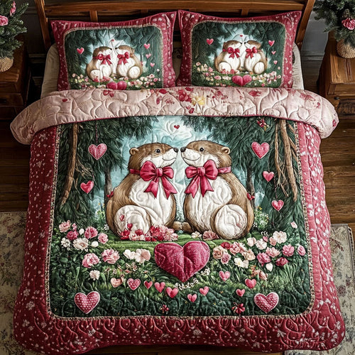 Valentine Of Otter WY1701018CL Duvet Cover Set