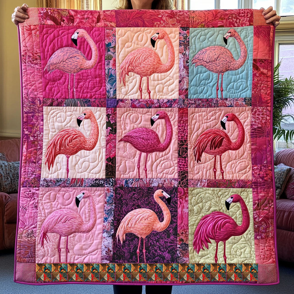 Flamingo Pink WT0410031CL Quilt