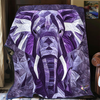 Purple Majesty Elephant YR3012013CL Quilt