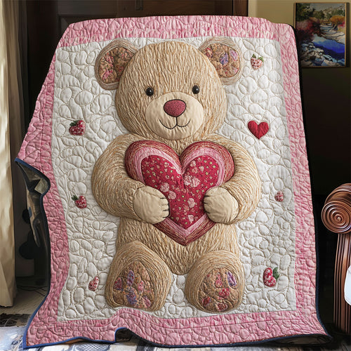 Teddy Bear Valentine WX2201044CL Quilt