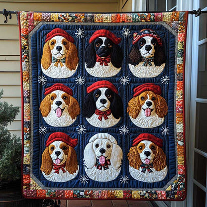 Winter Cavalier King Charles WP1809042CL Quilt