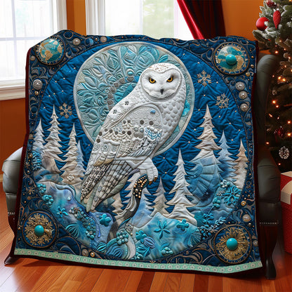 Winter Snowfall Owl WP0609044CL Quilt