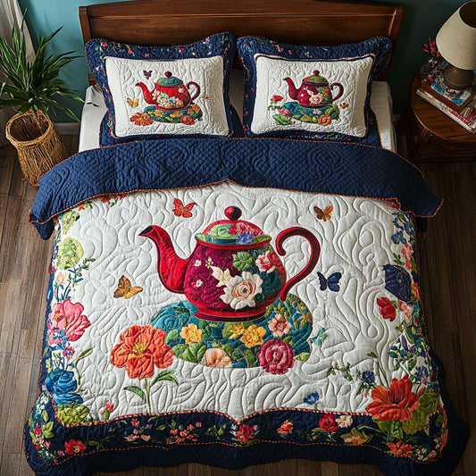 Flower Teapot WY1302085CL Duvet Cover Set