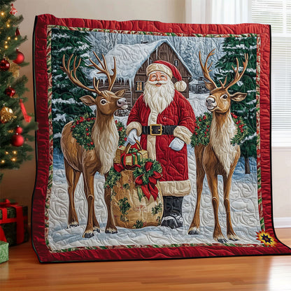 Santa Claus And Reindeer WY2611036CL Quilt