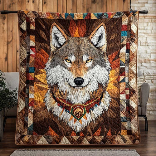 Wolf Tribe Native American WP1809002CL Quilt