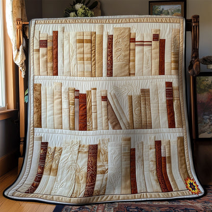 White Bookshelf WY0612003CL Quilt