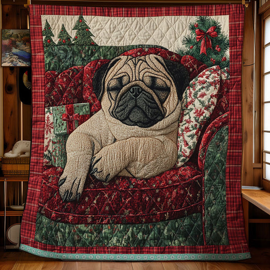 Relax Pug WX0911031CL Quilt