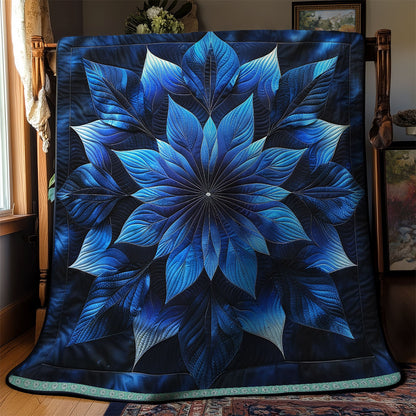 Enchanted Blue Bloom WN1309005CL Quilt