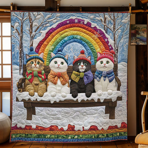 Cats Under The Rainbow WN2512030CL Quilt