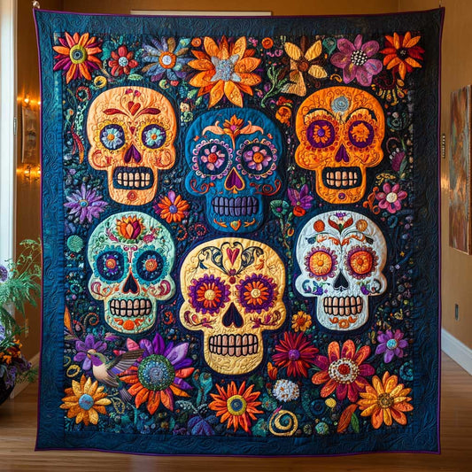 Festive Skull WN2810044CL Quilt