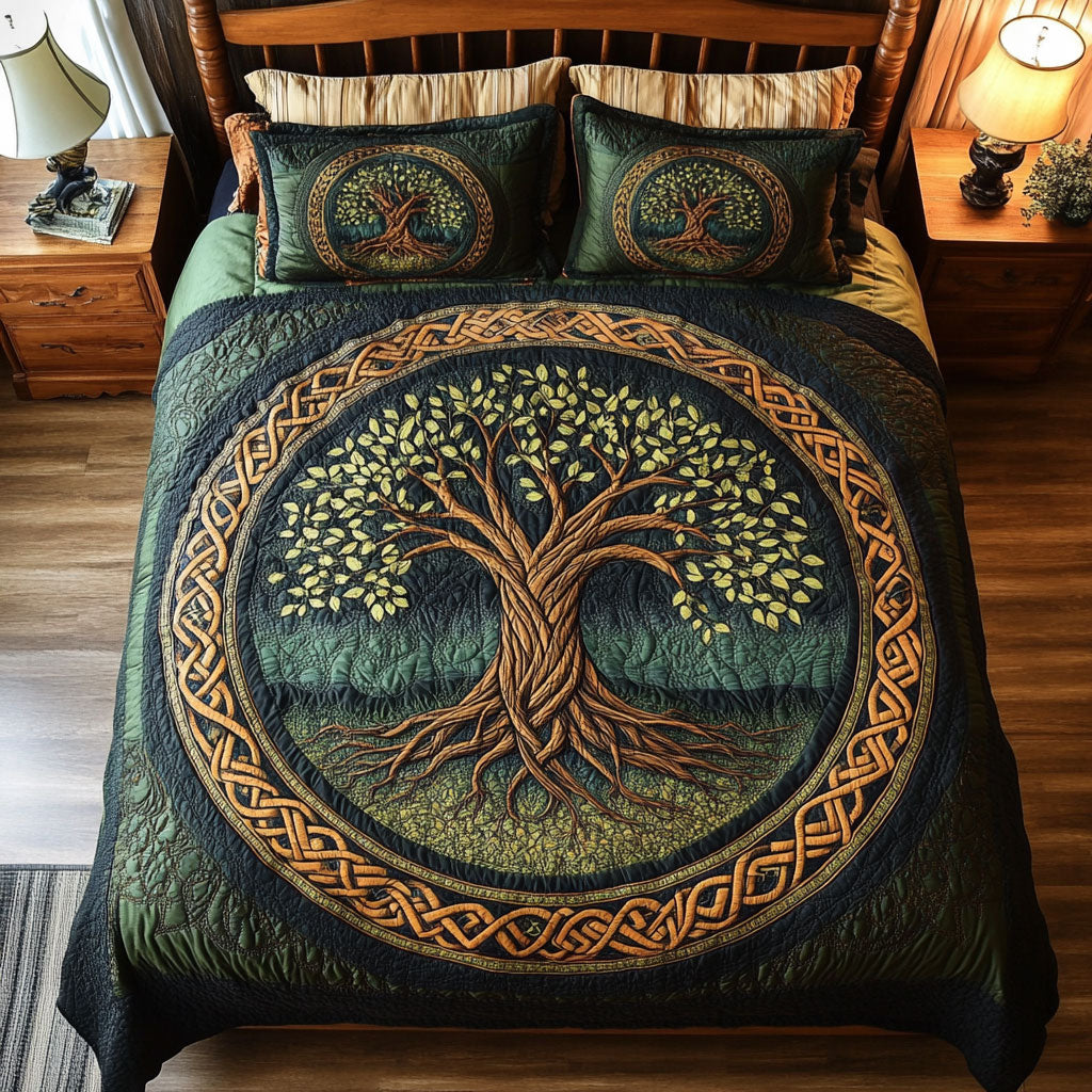 Tree Of Life Circle WY2001041CL Duvet Cover Set