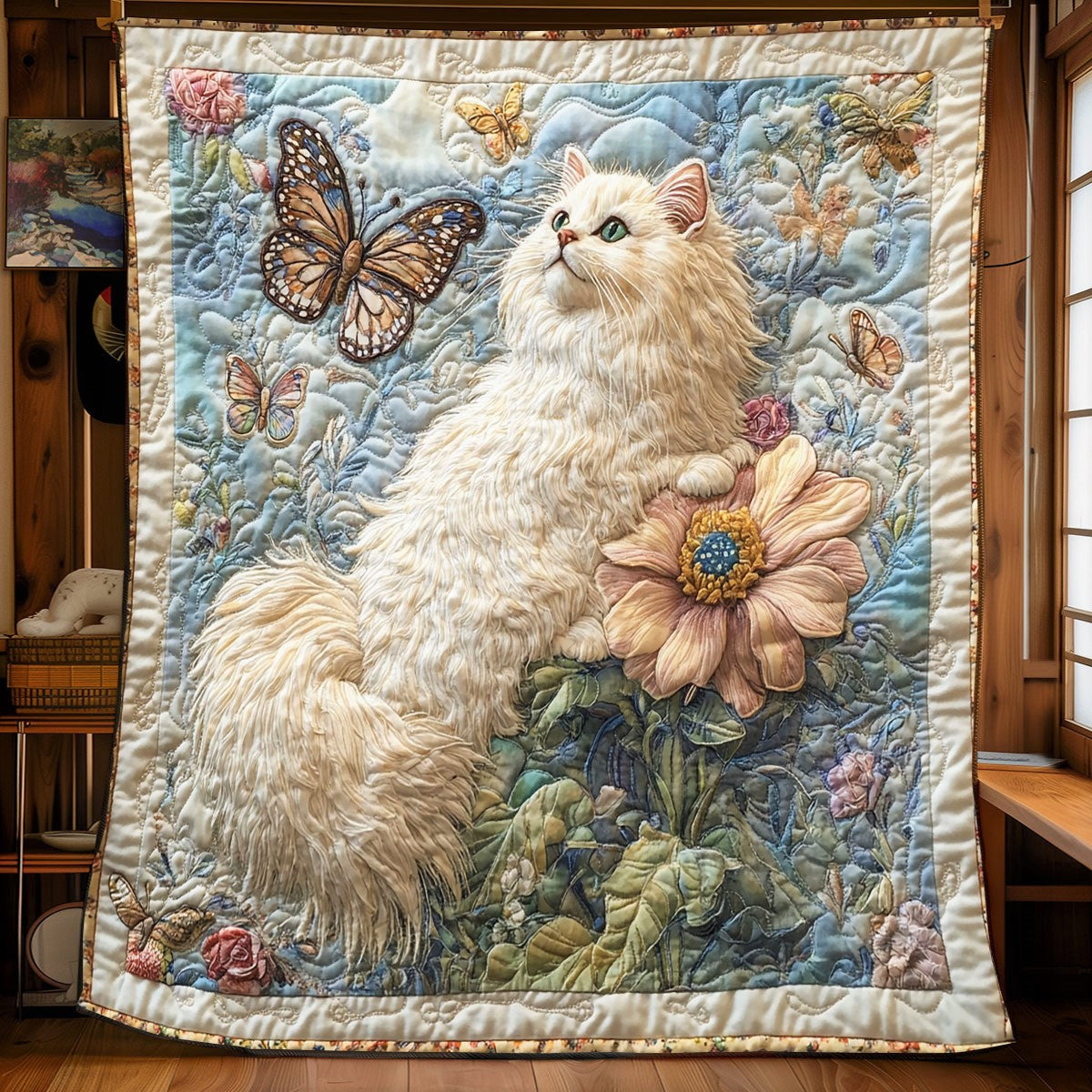 Cat’s Garden XB2702031CL Quilt